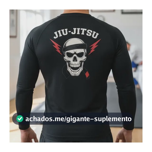 Rash Guard Jiu-jitsu Camisa Manga Longa Treino Mma Em Dryfit