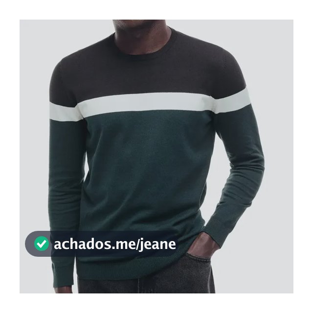Blusão Masculino Listrado Em Tricô Hering Adulto