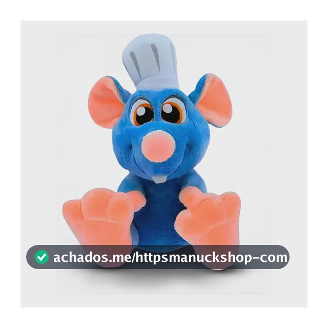Remy Ratatouille Big Feet Pelúcia 40cm - Fun