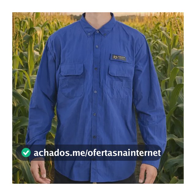 Camisa Com Proteção Solar Uv50+ Para Biologos Pesca Fazenda