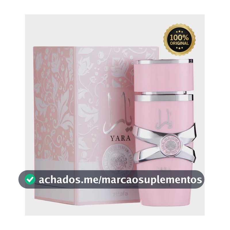 Perfume Árabe Feminino Yara Lattafa Eau De Parfum 100 Ml