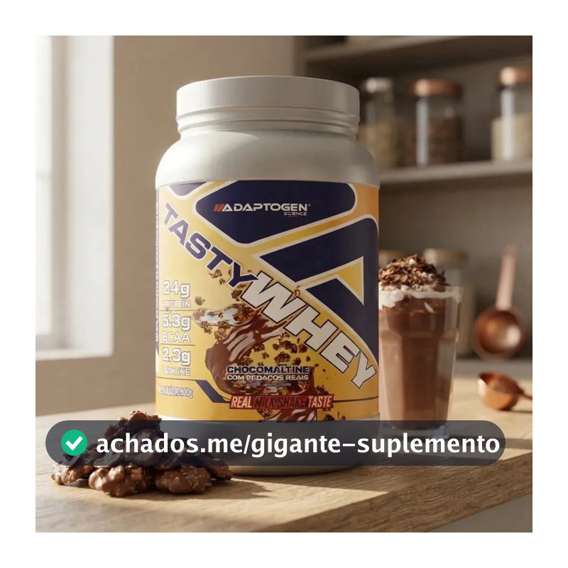 Whey protein Adaptogen Science Tasty Gourmet Tasty 3w Chocomaltine (900g) em pó x 900g