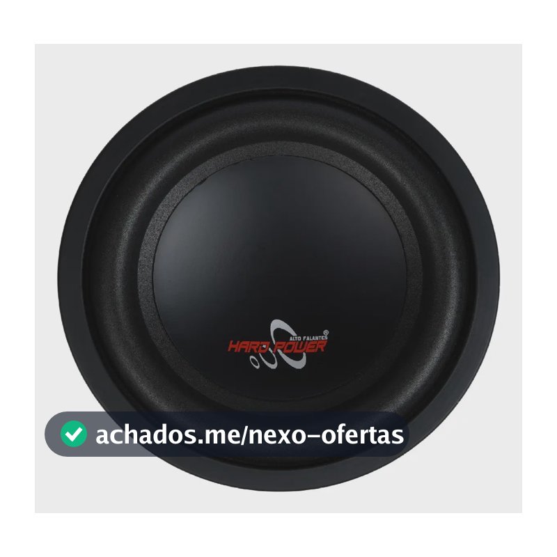 Alto Falante Subwoofer Hard Power HP S450 450W RMS 4 Ohms Preto