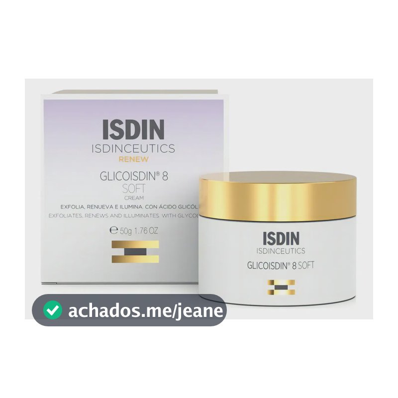Creme Facial Ácido Glicólico Isdinceutics Glicoisdin 8 50g Todo Tipo De Pele