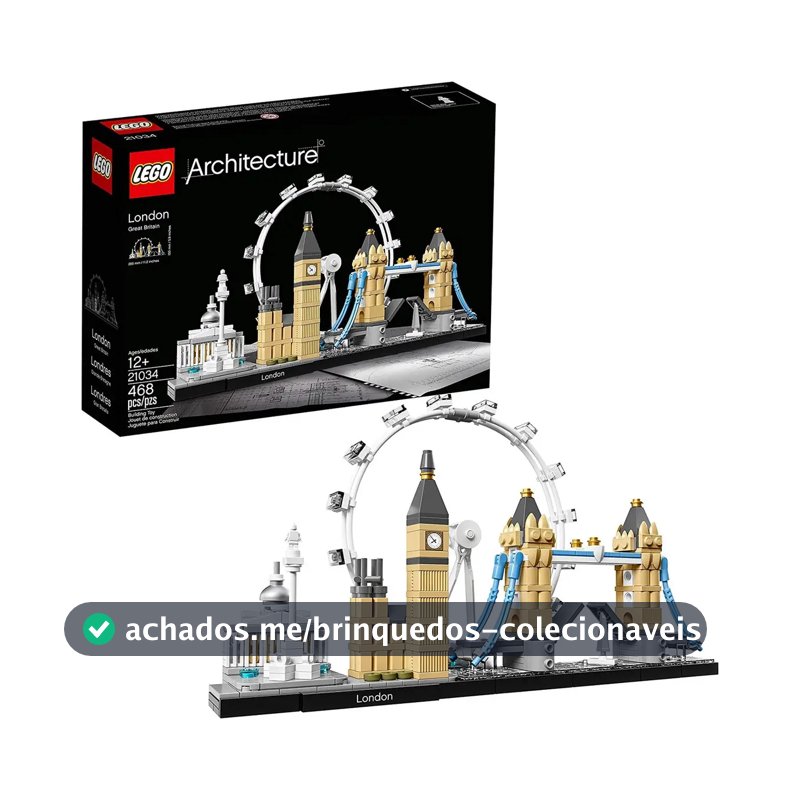 Blocos De Montar Lego Londres Architecture 21034 468 peças