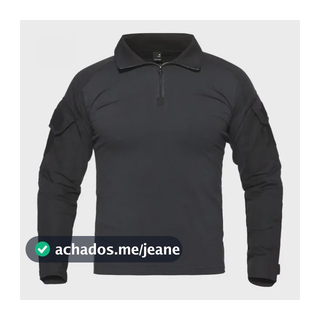 Camisa Tática Masculina De Manga Comprida Com Uniforme Miu [