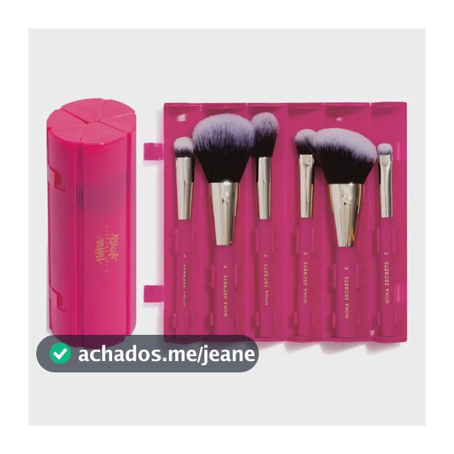 Kit Minipincéis Pocket Secrets Niina Secrets - 6 Itens +case Pink E Dourado