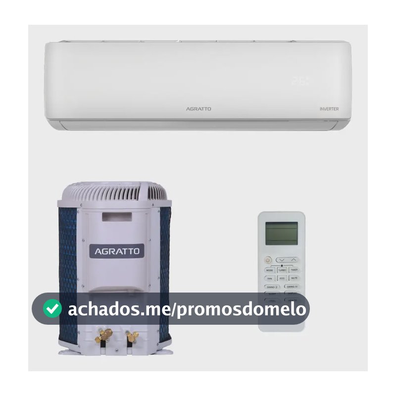 Ar Condicionado Hi Wall Agratto Zen Top Inverter 9k F 220v