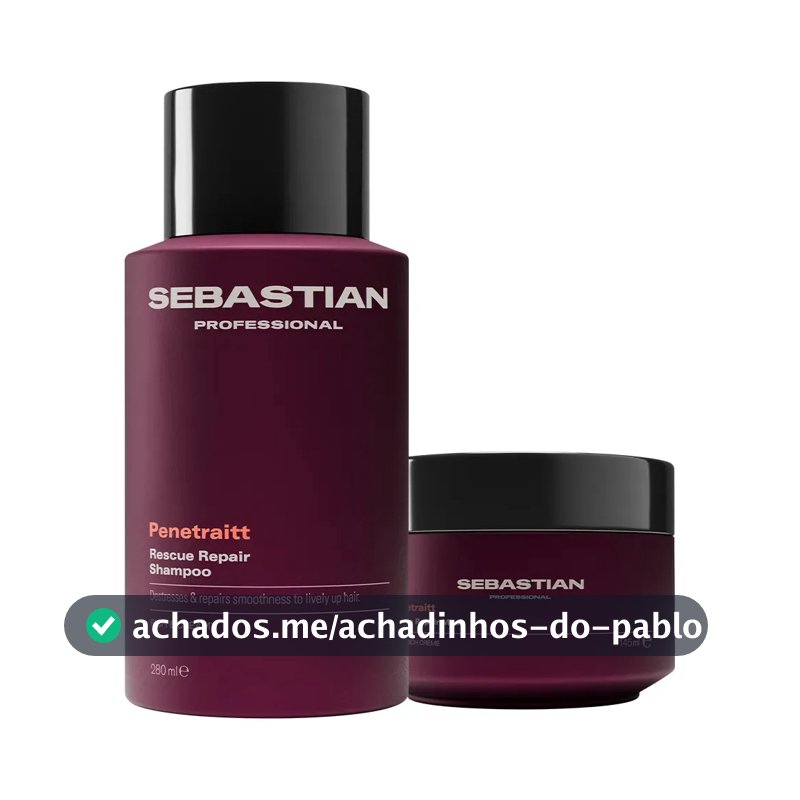 Kit Sebastian Professional Penetraitt Shampoo Máscara