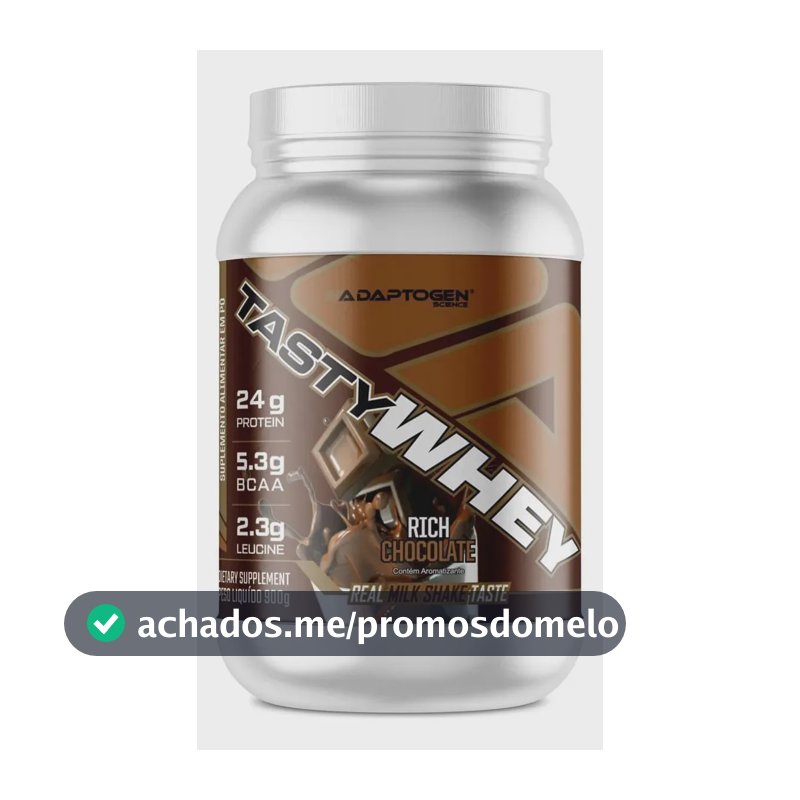 Tasty Whey 3w Gourmet Adaptogen 900g Chocolate Suíço