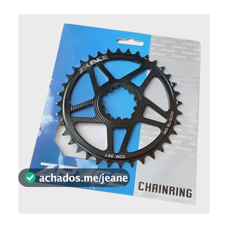 Coroa Única Zrace 3mm Offset Sram Direct Mount 36 Dentes Preto