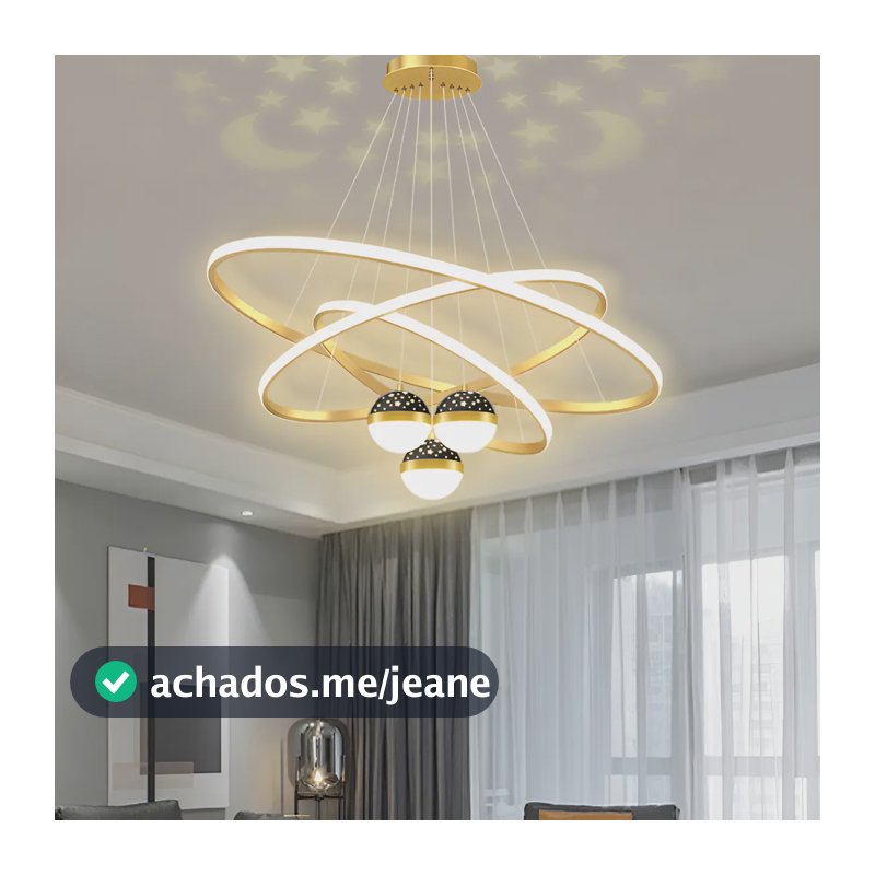 Lustres Para Sale,luminaria Pendente Teto -3 Cores Lampada 127/220v Amarelo