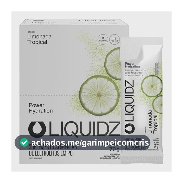 Liquidz® Eletrólitos Em Pó Zero Açúcar Cx 14 Doses