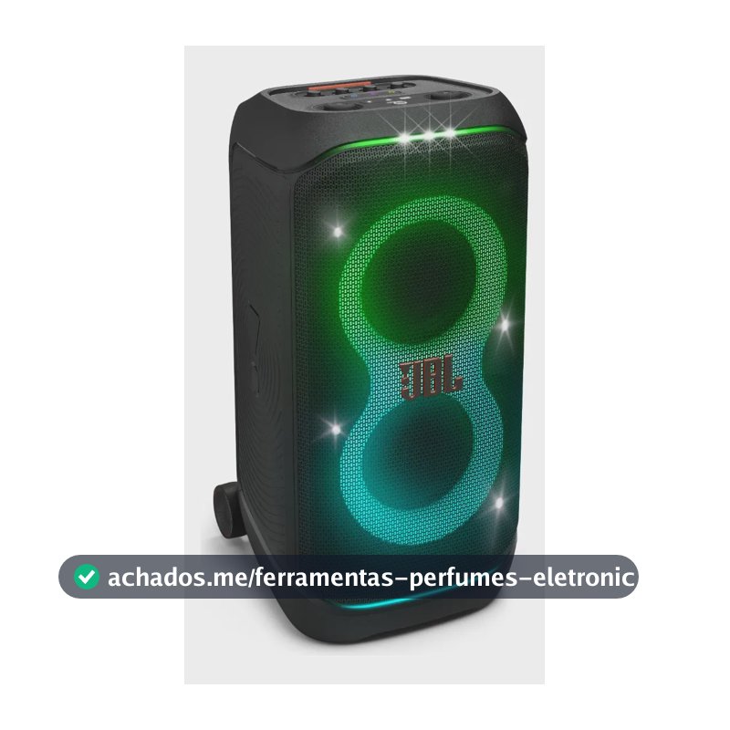 Caixa de Som Bluetooth PartyBox Stage 320 JBL BLPBSTAGE320BR Preta
