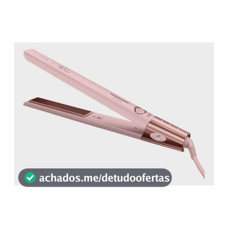Prancha De Cabelo Bpr04 Linha Viih Tube 230c Britânia Bivolt Rosa