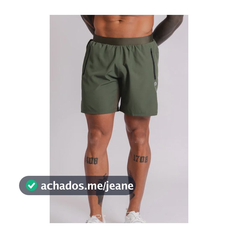 Shorts Masculino Lurk Crossfit Musculação Corrida Calistenia Verde M