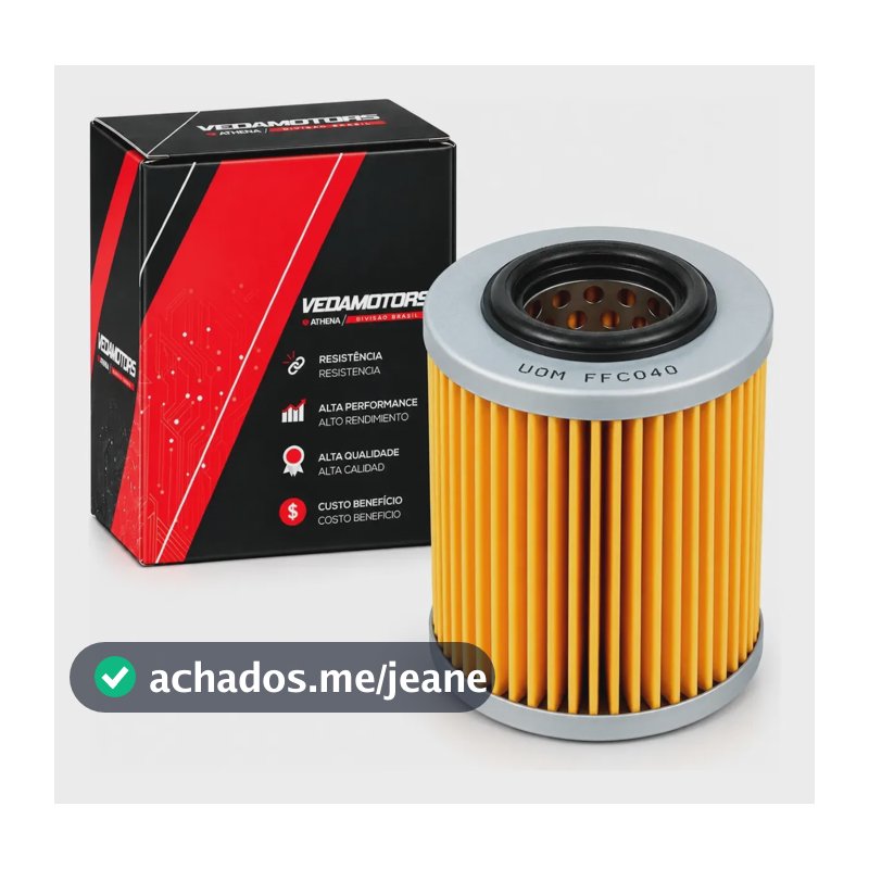 Filtro De Óleo Vedamotors Quadriciclo Cfmoto 450/520/550/800