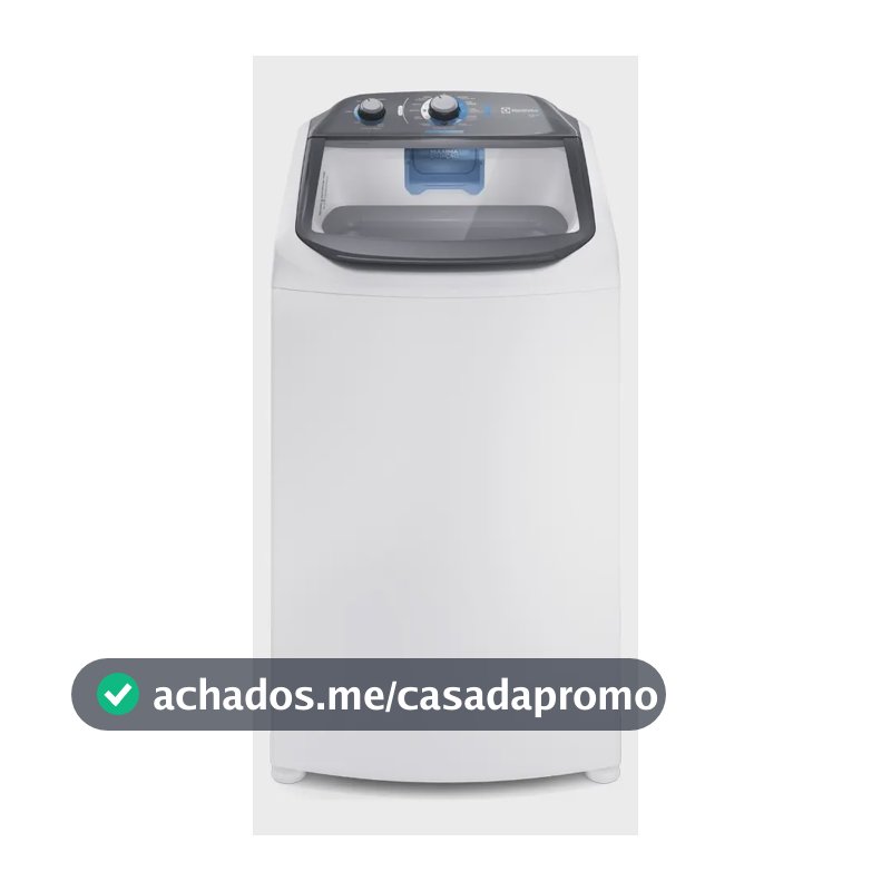 Máquina de Lavar Electrolux 13kg Cesto Inox LDA13 Branco
