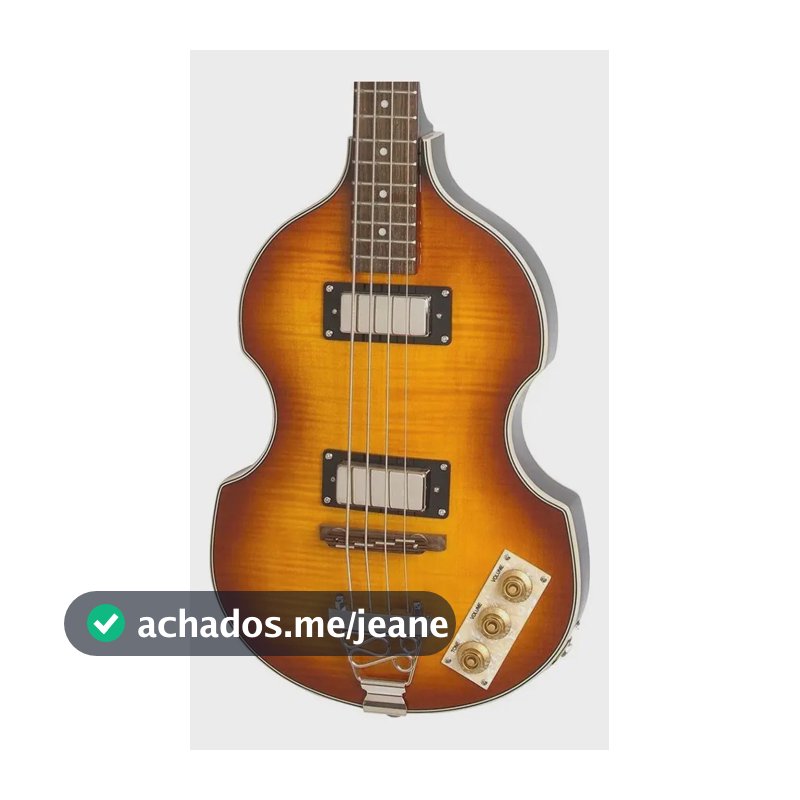 Contrabaixo 4 Cordas EpiPhone Viola Bass Vintage Sunburst