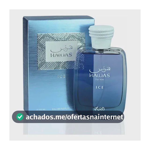 Perfume Árabe Rasasi Hawas Ice Eau de Parfum Spray 100ml