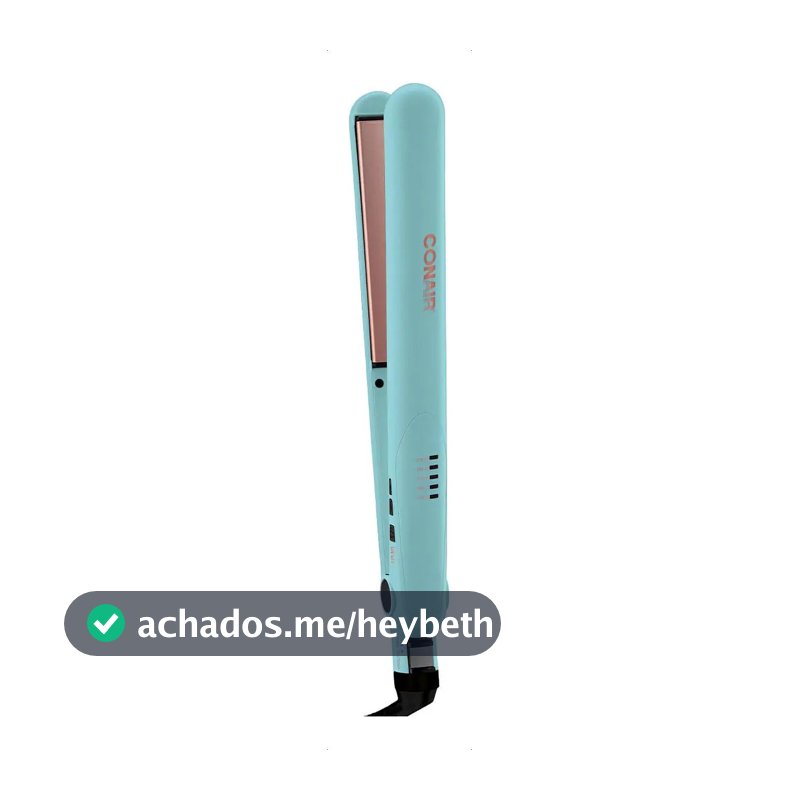 Prancha Conair Infusion Aloe Vera Cor Azul-Celeste Bivolt