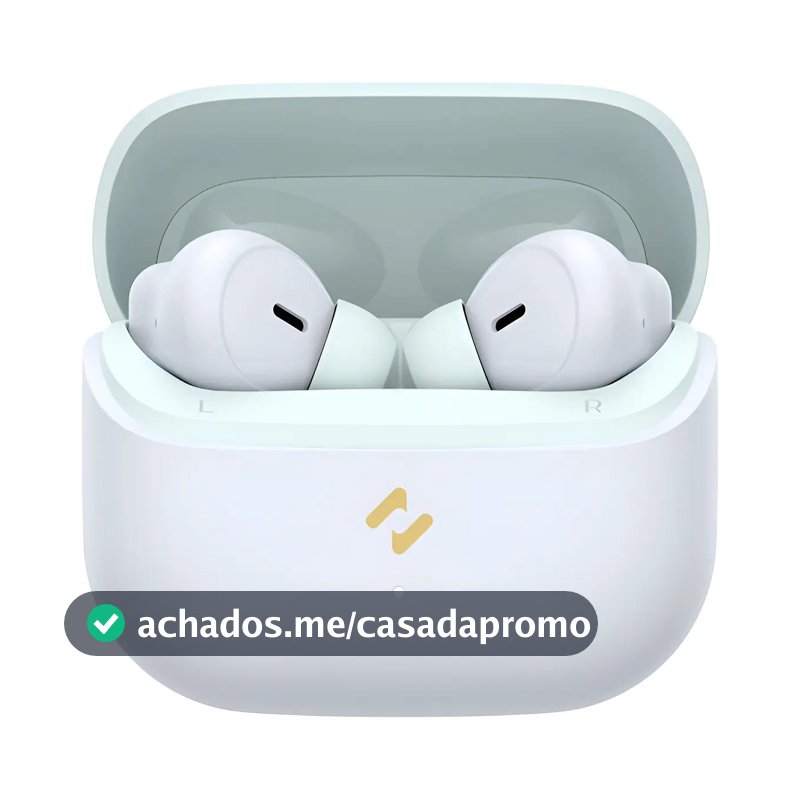 Fone De Ouvido Sem Fio Havit Tw982 Enc, Bluetooth 5.4, 33h Bateria, Resistência IPX4 contra respingos, Cancelamento de Ruído com IA, Cor Verde