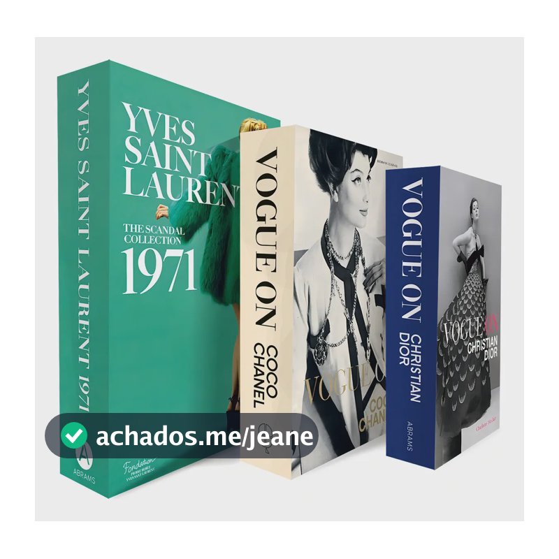 Kit 3 Caixas Decorativas Livro Falso Litoarte Colorfull Com Tampa 700g