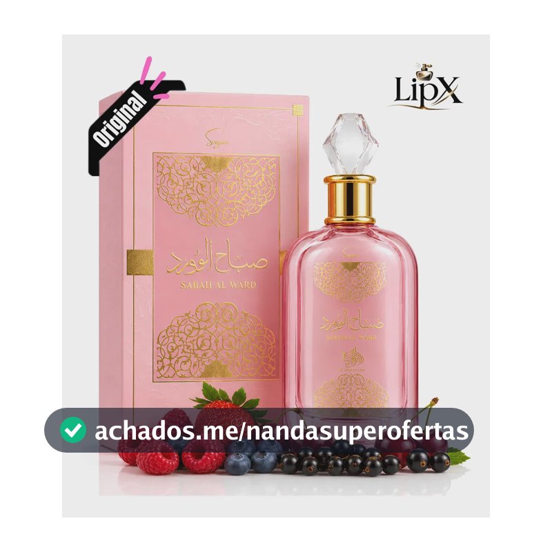 Perfume Árabe Sabah Al ward Sugar Feminino 100ML
