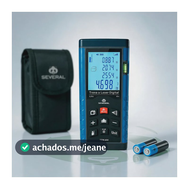 Trena A Laser Several Importados Medidor Digital Portátil Com Display lcd Iluminado e Funções Avançadas Para Medição Rápida e Precisa