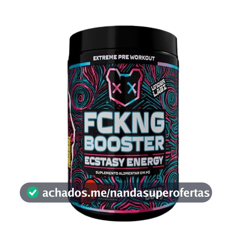 Pré-treino Fckng Booster Pote 600g Under Labz Psycho Red
