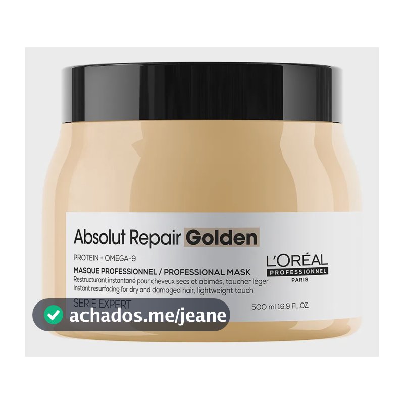 L'Oréal Absolut Repair Máscara 500ml Nutre e Repara Todo Tipo de Cabelo