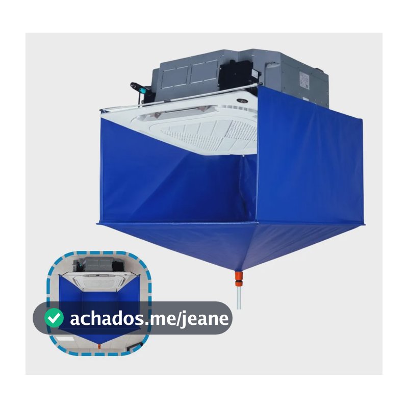 Bolsa Coletora Para Ares Condicionados Clima Soft Com Abas Azul