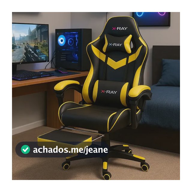 Cadeira Gamer Streamer Ergonomica Confortável Reclinável Top