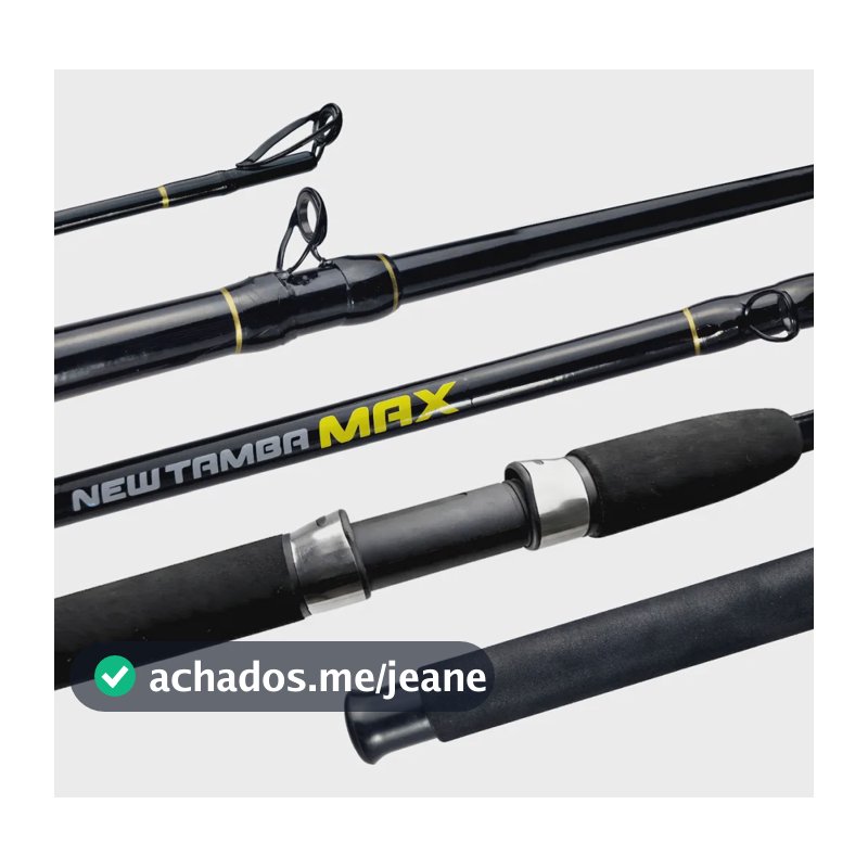 Vara Molinete New Tamba Max 30-60 Lbs Preto | 1.83
