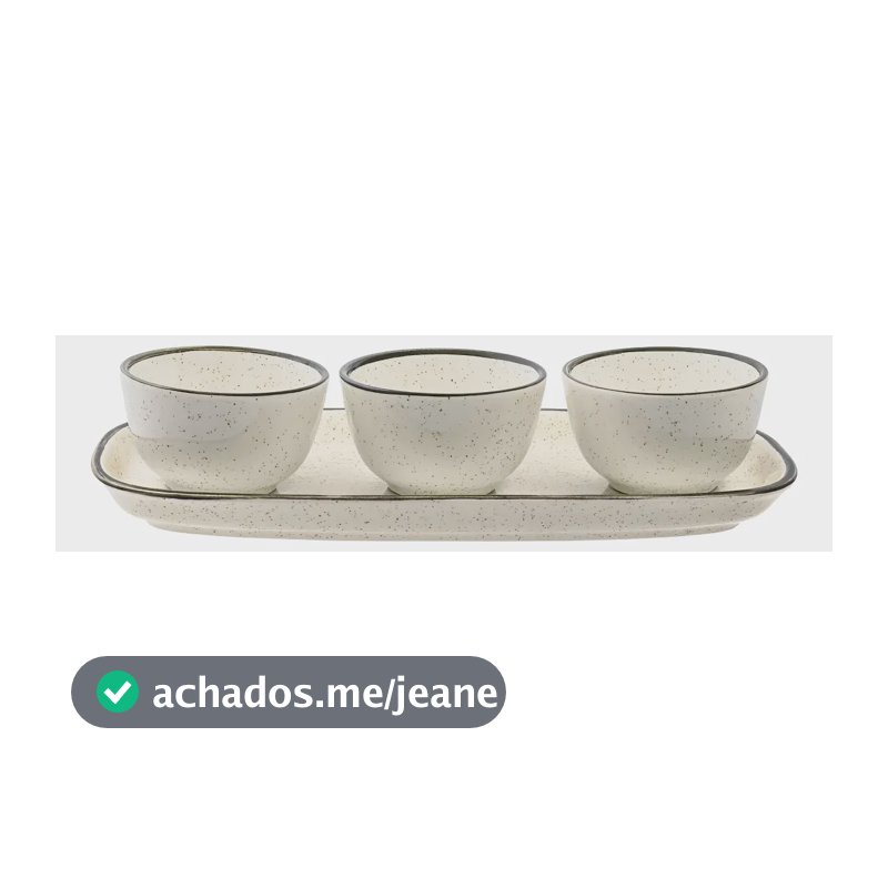 Conjunto Para Servir 4 Peças Brisa Unni Oxford