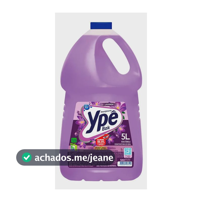 Desinfetante Ypê Bak Lavanda 5L
