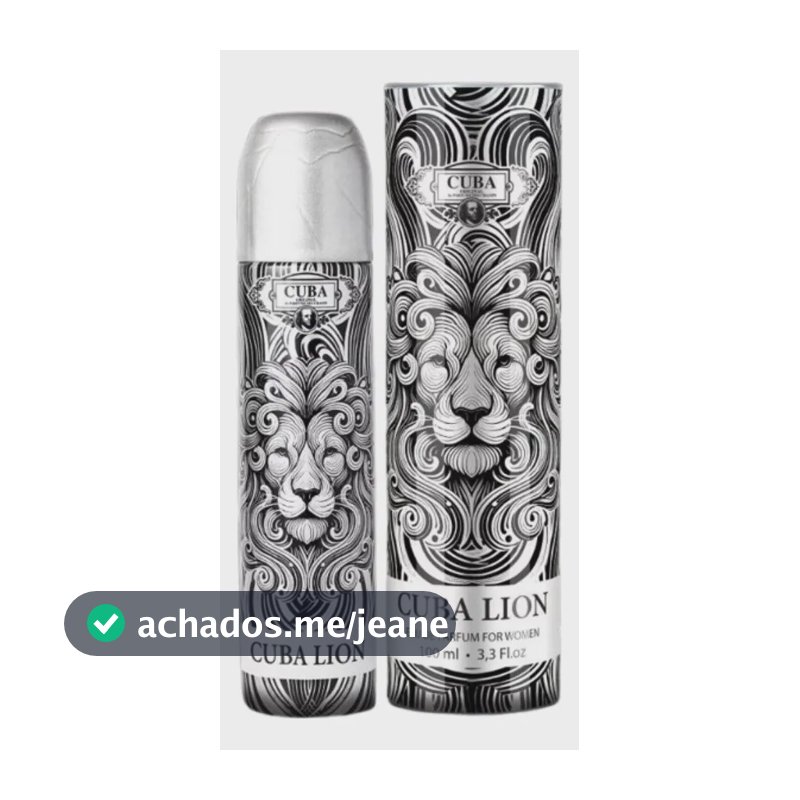 Perfume Cuba Lion For Women Eau De Parfum 100ml - Selo Adipec