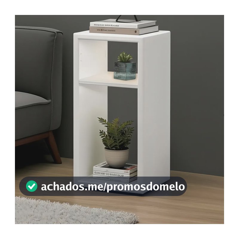 Mesa De Cabiceira Pratica E Versátil Cor Neutra Moderno Acabamento Mate Cor Branco