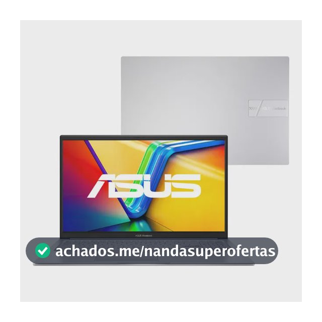 Notebook Asus Vivobook 15 X1504va Intel Core I5 1334u 8gb Ram 256gb Ssd Windows 11 Home Intel Iris Xe Tela 15,6 Led Fhd Silver - Nj1738w