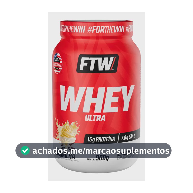Whey protein FTW em pó sabor Baunilha x 900g