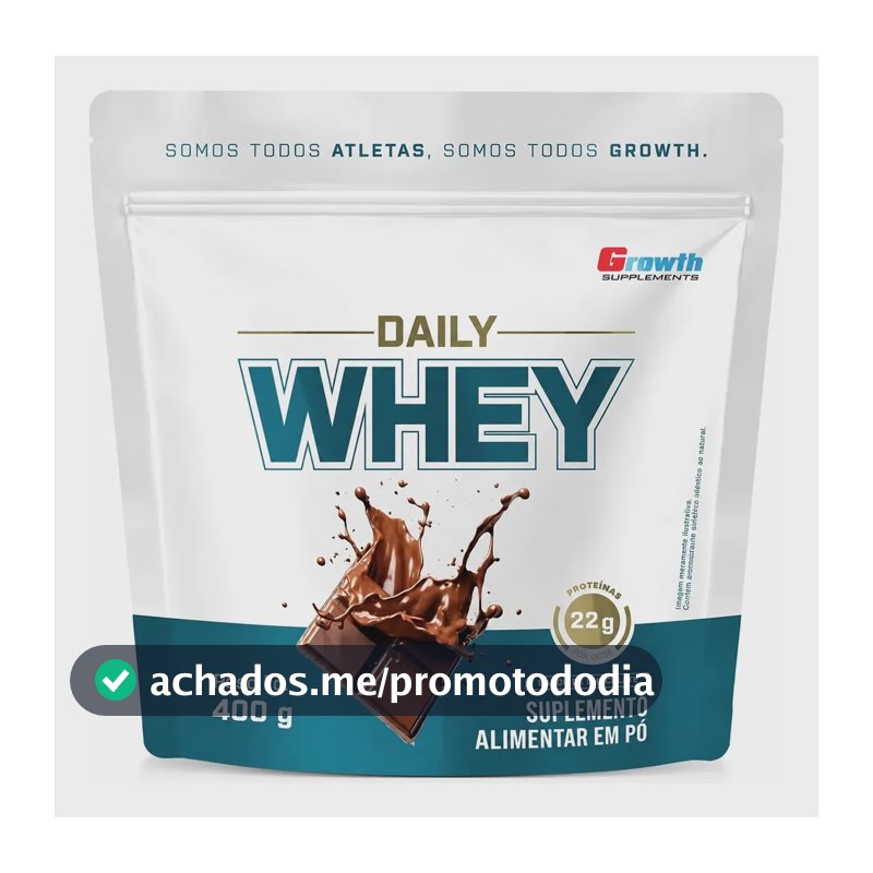 Daily Whey Protein 400g Growth Supplements Chocolate