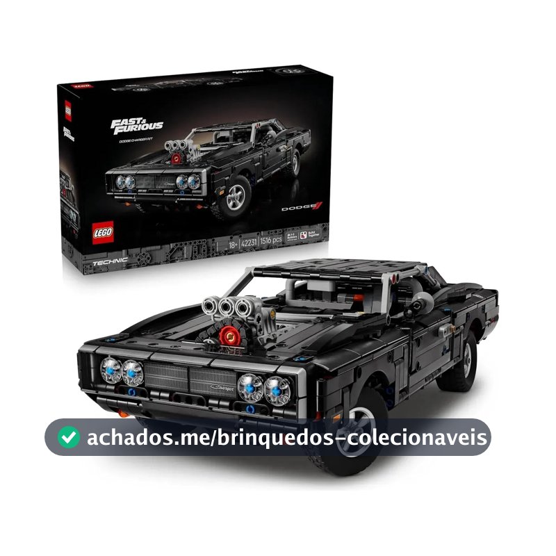 Lego Technic 42231 Velozes E Furiosos - Dodge Charger R/t 1516
