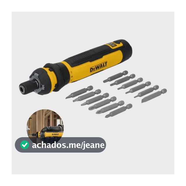 Parafusadeira Chave De Fenda Dewalt Flexdrive Sem Fio Dwht6 Amarelo 4v 50 Hz/ 60 Hz