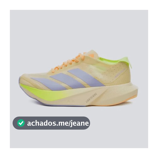 Tênis Feminino Adizero Drive Rc adidas Amarelo Liso 37 Br