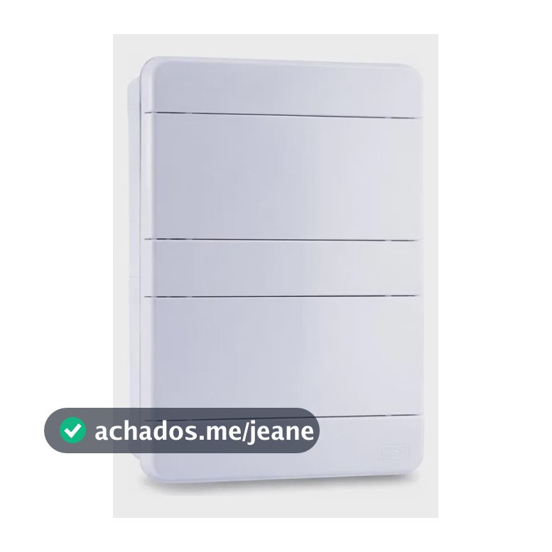 Quadro Distribuição 16 Disjuntores Din Br Sobrepor Forceline
