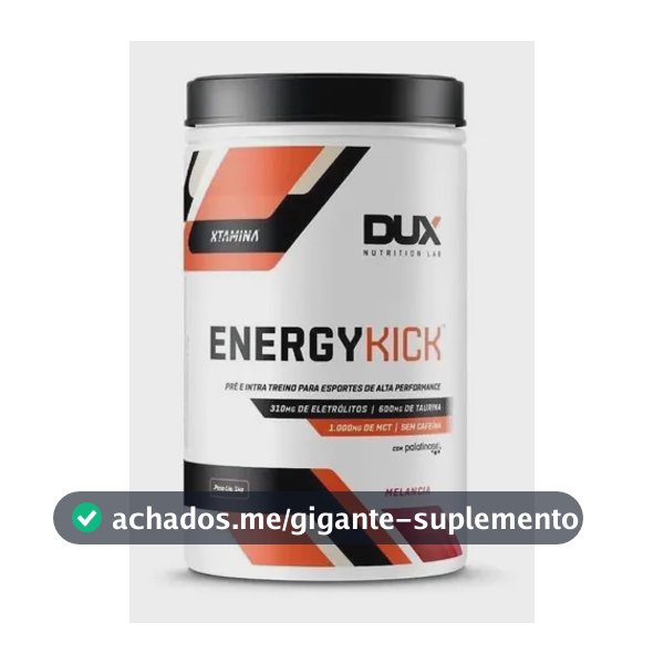 Energy Kick Melancia 1kg Pré Treino Repositor Dux Nutrition