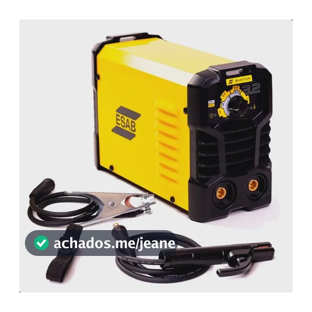 Máquina de Solda Inversora ESAB Bantam 3.2 Bivolt 110v/220v