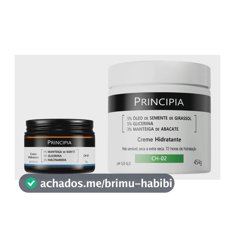 Principia Kit Cremes Hidratantes Rosto E Corpo Ch-01 + Ch-02 Seca Dia/noite