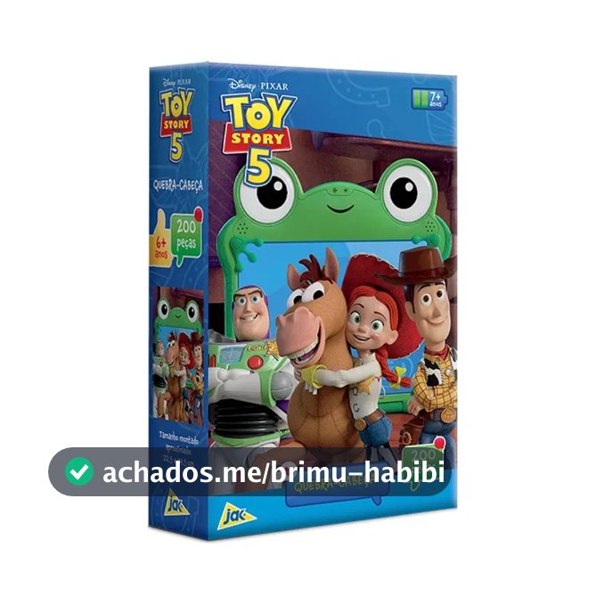 Toyster - Disney: Toy Story 5 - Quebra-cabeça 200 Peças - JAK