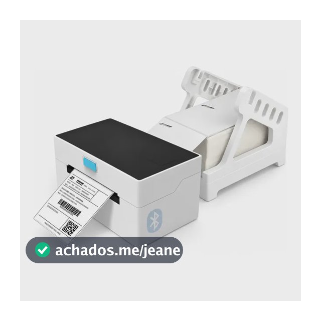 Impressora Térmica Ecommerce Bluetooth + 1.000 Etiquetas Branco 127/220v